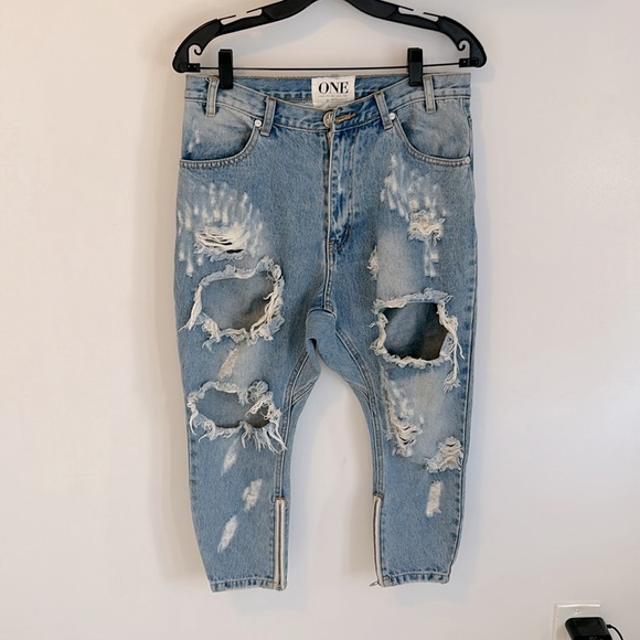 One Teaspoon Kingpins In Hustler Wash Jeans - Picture 2 of 10